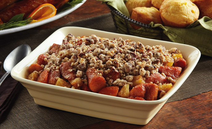Sweet potatoes, get a flavorful pineapple twist the whole family will love in this traditional holiday dish.