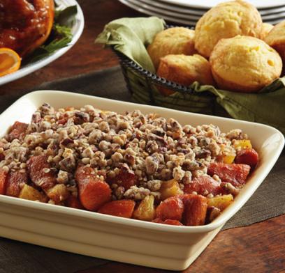 Sweet potatoes, get a flavorful pineapple twist the whole family will love in this traditional holiday dish.