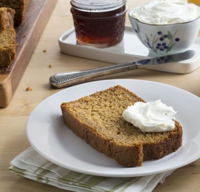 Mashed sweet potatoes give this versatile quick bread extra moistness.  Make two loaves or 24 muffins with a choice of optional stir-ins or toppings. Delicious as is, or with cream cheese or apple butter.